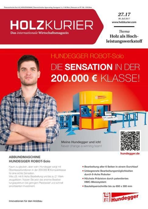 Holzkurier Digital Nr. 27.2017 Holzkurier Digital Nr. 27.2017